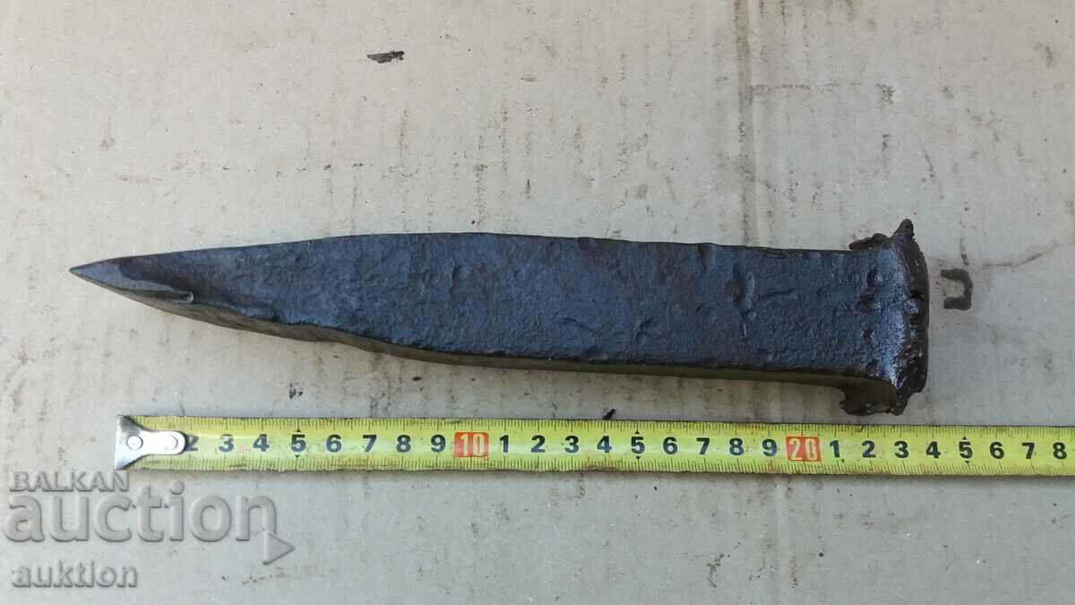 SOLID STEEL DAGGER, WEDGE, CUTTER - 5 SOLID STEEL DAGGER, WEDGE, CUTTER - 5