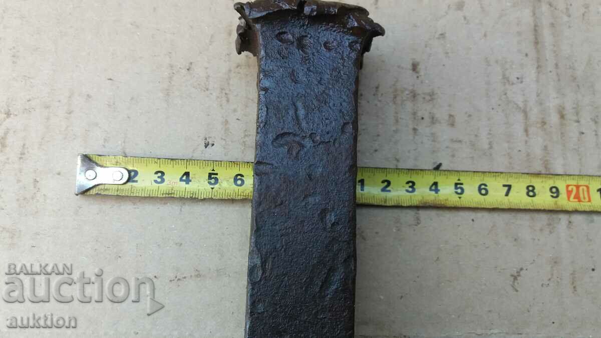 SOLID STEEL DAGGER, WEDGE, CUTTER - 6 SOLID STEEL DAGGER, WEDGE, CUTTER - 6