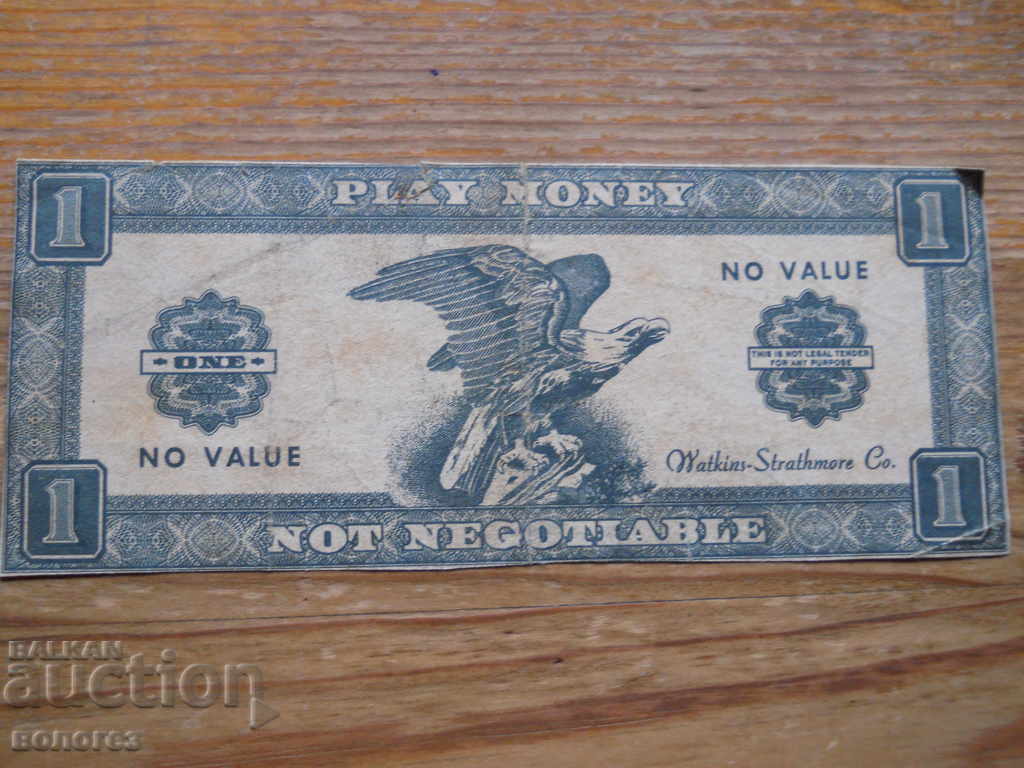 virtual banknote - USA