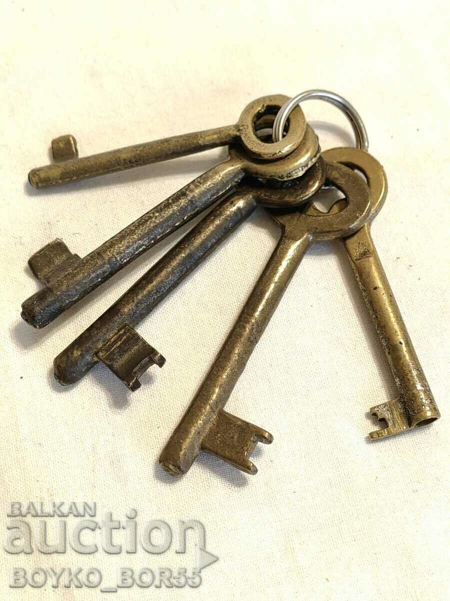 Original Old Antique Door Keys