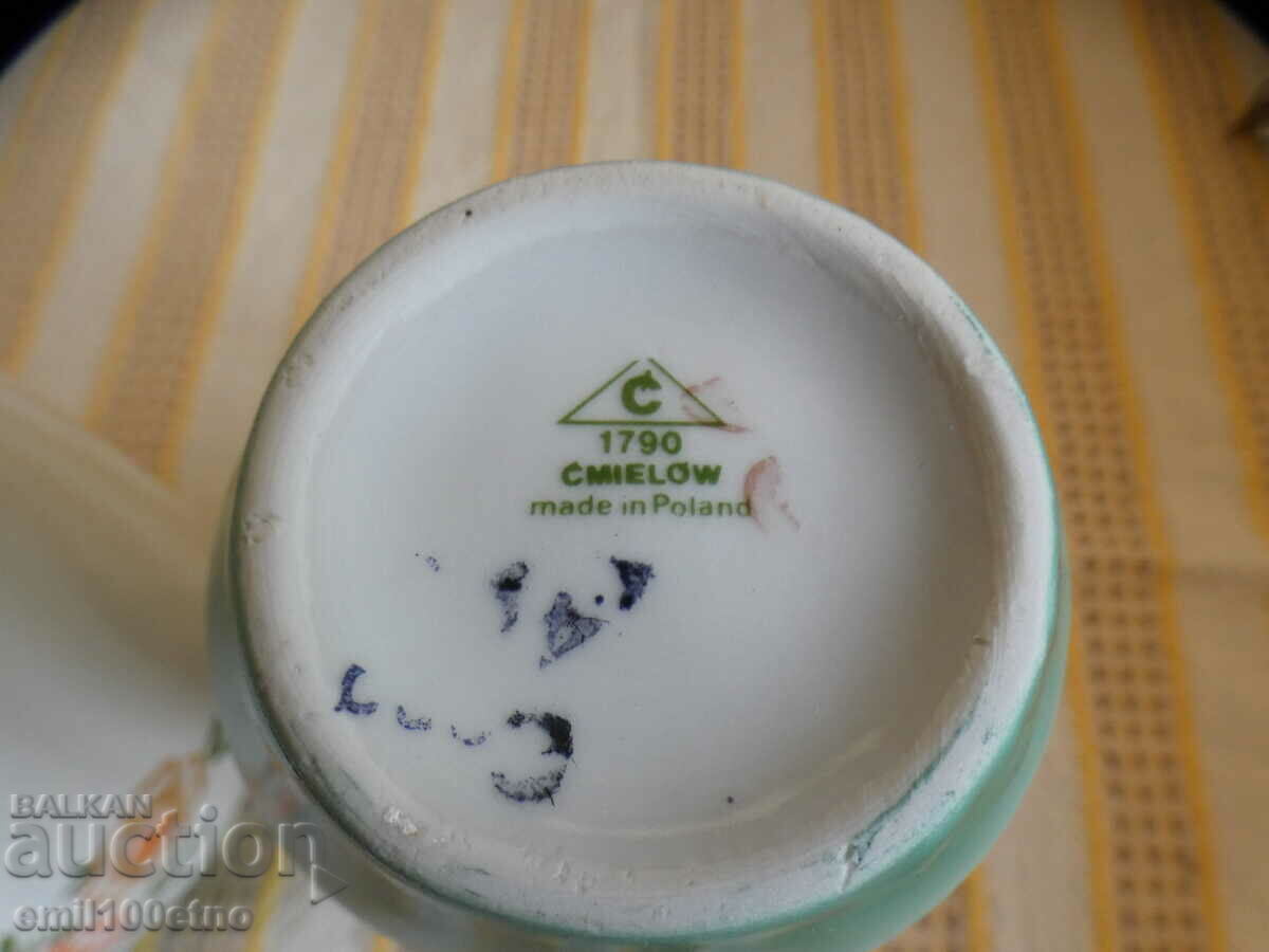 Set of 3 beautiful small vases porcelain CMIELOW Poland - 6 Set of 3 beautiful small vases porcelain CMIELOW Poland - 6