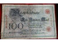 Banknote-Germany-100 marks 1903-excl. rare