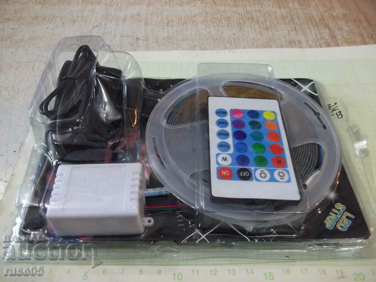 Delivery of Set "RGB LED" tape 5 meters 150 leds + controller and power supply. Delivery of Set "RGB LED" tape 5 meters 150 leds + controller and power supply.