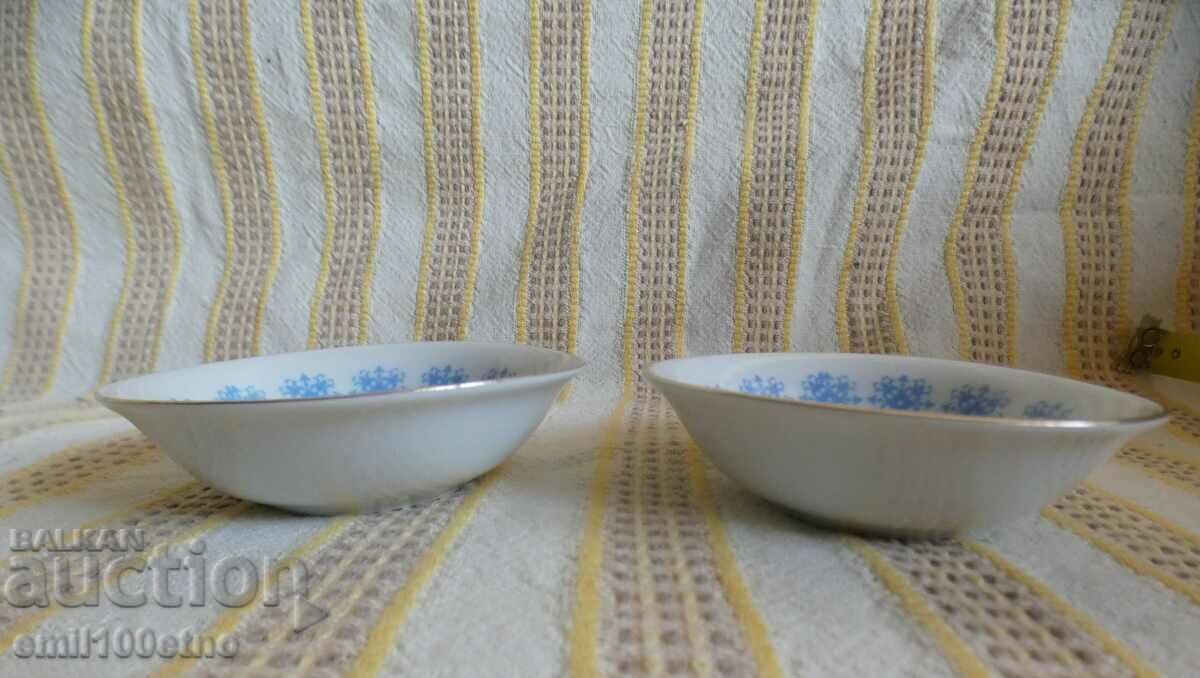 Delivery of Set of 2 small dessert plates, Kitka Novi Pazar porcelain Delivery of Set of 2 small dessert plates, Kitka Novi Pazar porcelain