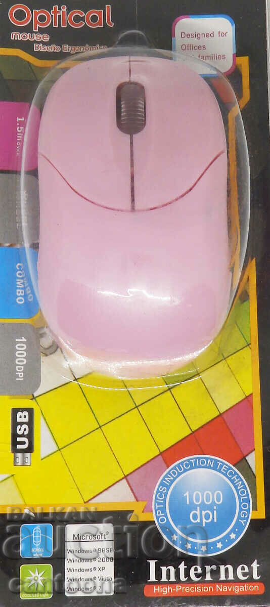 Delivery of Weibo USB Optical Mouse, 1000 dpi Delivery of Weibo USB Optical Mouse, 1000 dpi