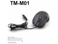 Οπτικό ποντίκι TM-M01 USB Μαύρο
