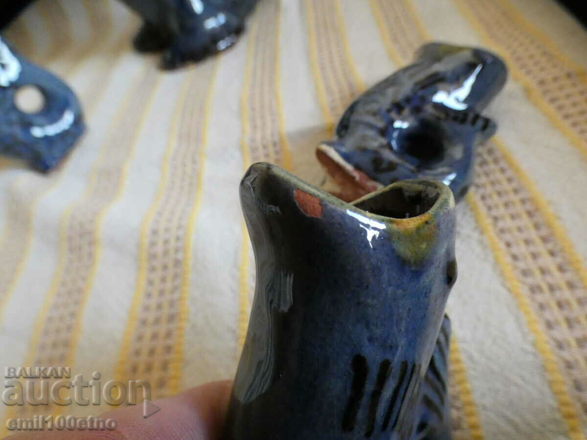 Delivery of Jug in the shape of Fish plus 3 fish cups - ceramic Delivery of Jug in the shape of Fish plus 3 fish cups - ceramic