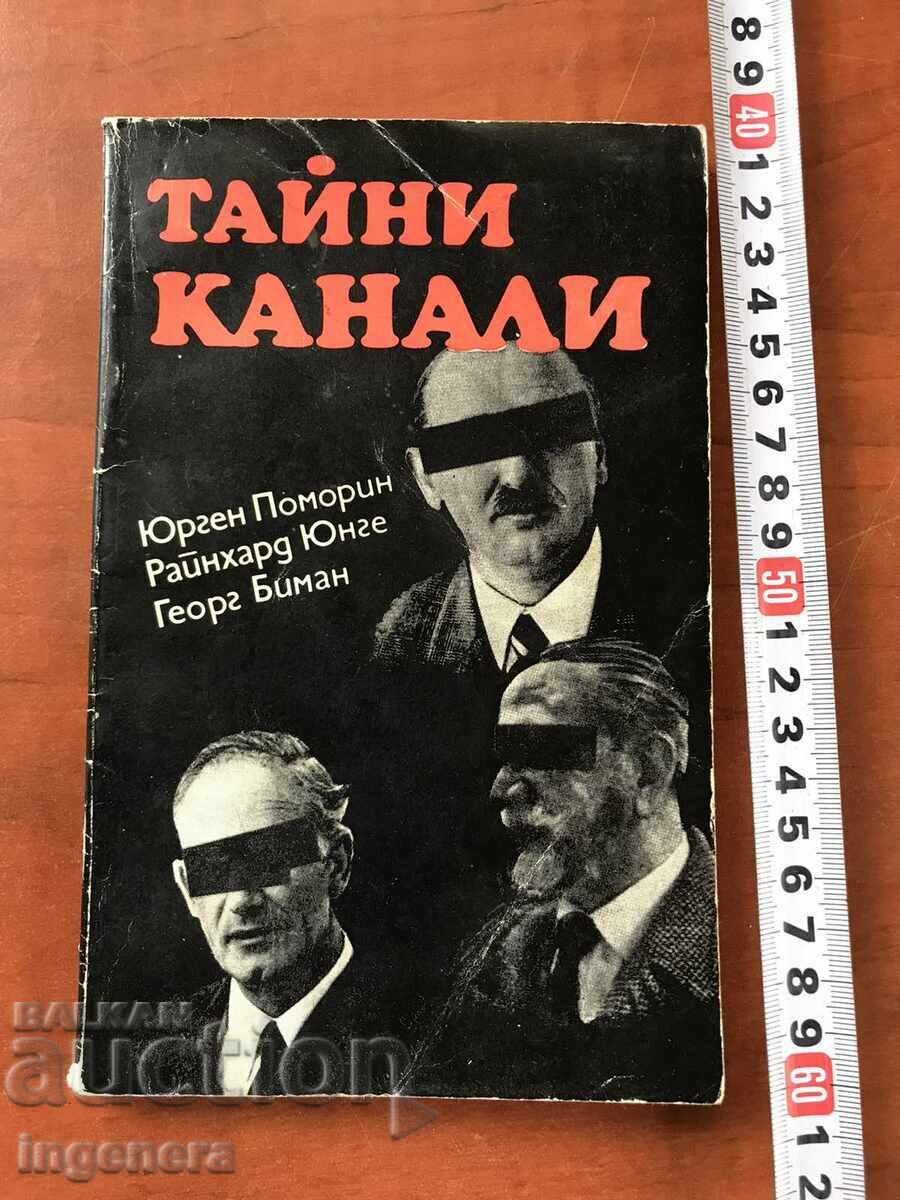 КНИГА-Ю.ПОМОРИН,Р.ЮНГЕ-ТАЙНИ КАНАЛИ-1986