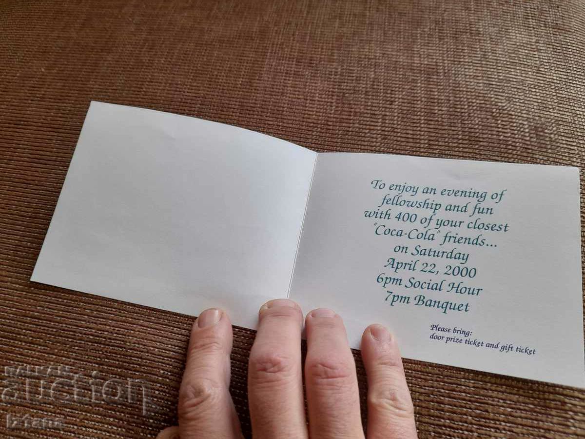 Coca Cola card, Coca Cola with price 35.00 BGN | € 17.90 Coca Cola card, Coca Cola with price 35.00 BGN | € 17.90