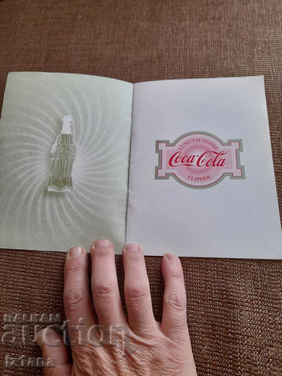 Broșura Coca Cola, Coca Cola Flipper cu preț 50.00 BGN | € 25.56