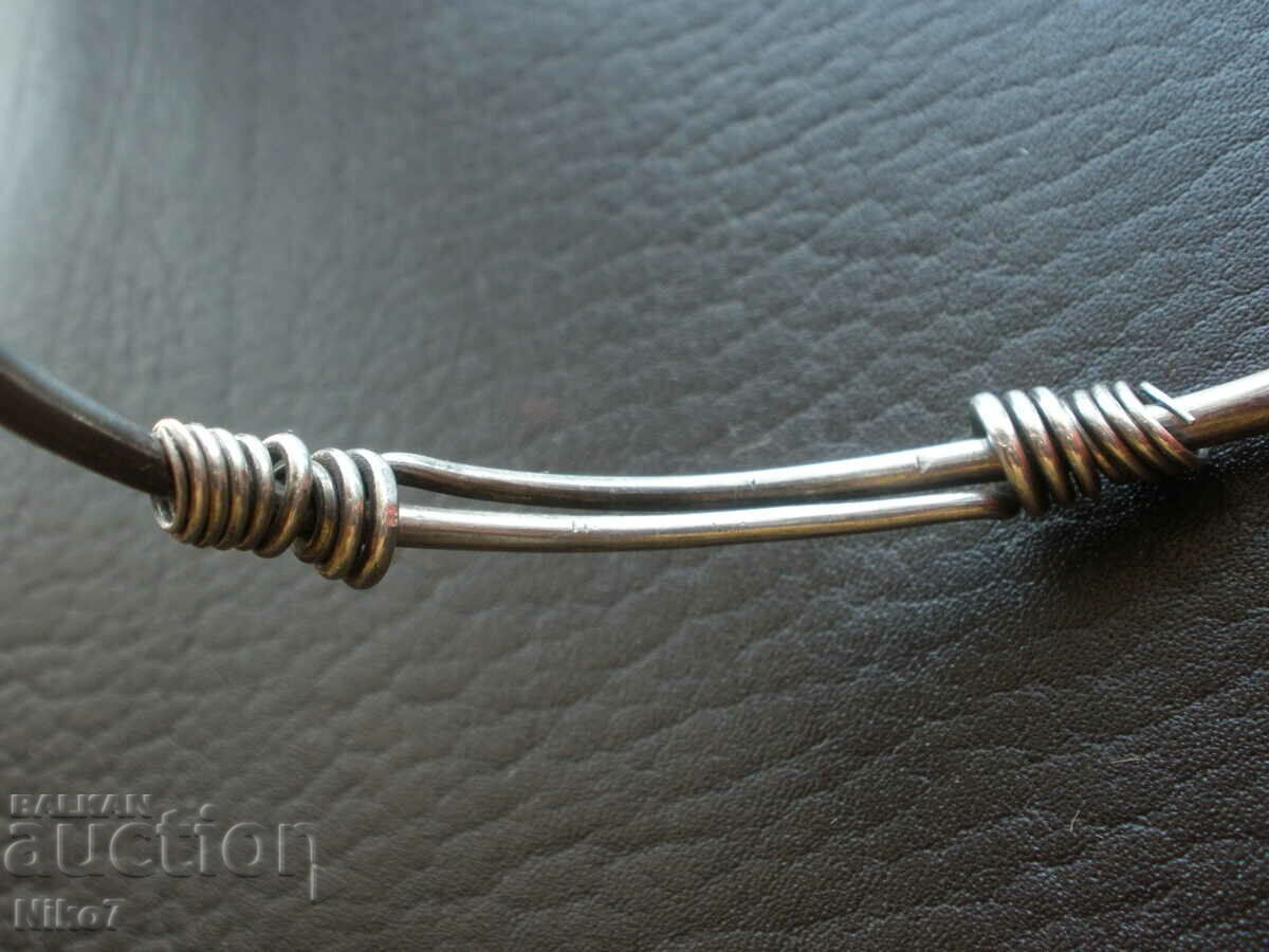 Antique Chinese silver bracelet. - 7