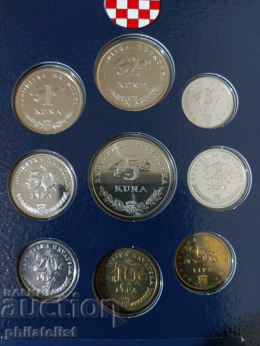 Complete set - Croatia, 9 coins