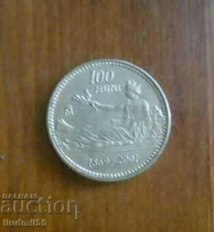 Spain 100 pesetas / Spain 100 pesetas 2001 Spain 100 pesetas / Spain 100 pesetas 2001