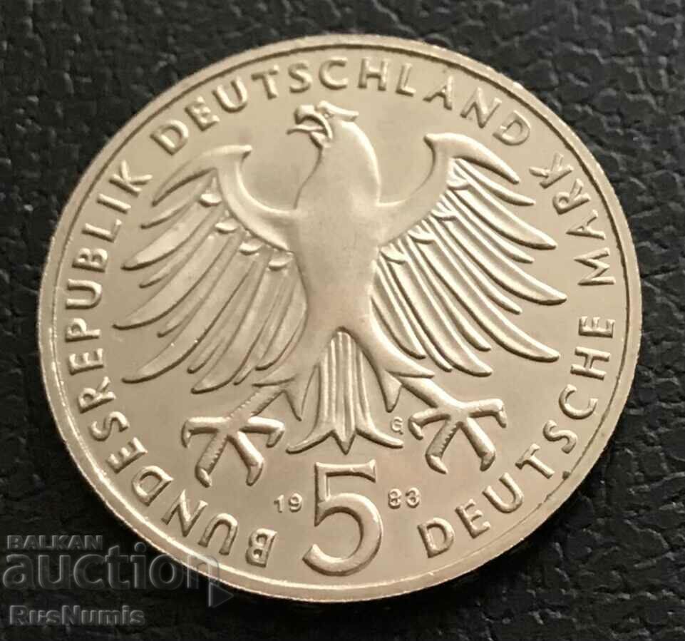 Germany. 5 stamps 1983 Martin Luther. UNC. with price 15.00 BGN | € 7.67