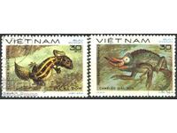Клеймовани марки Фауна Влечуги 1983  от Виетнам