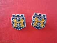 2 badges coat of arms Varna