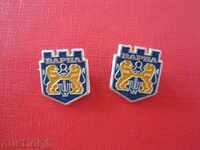 2 badges coat of arms Varna