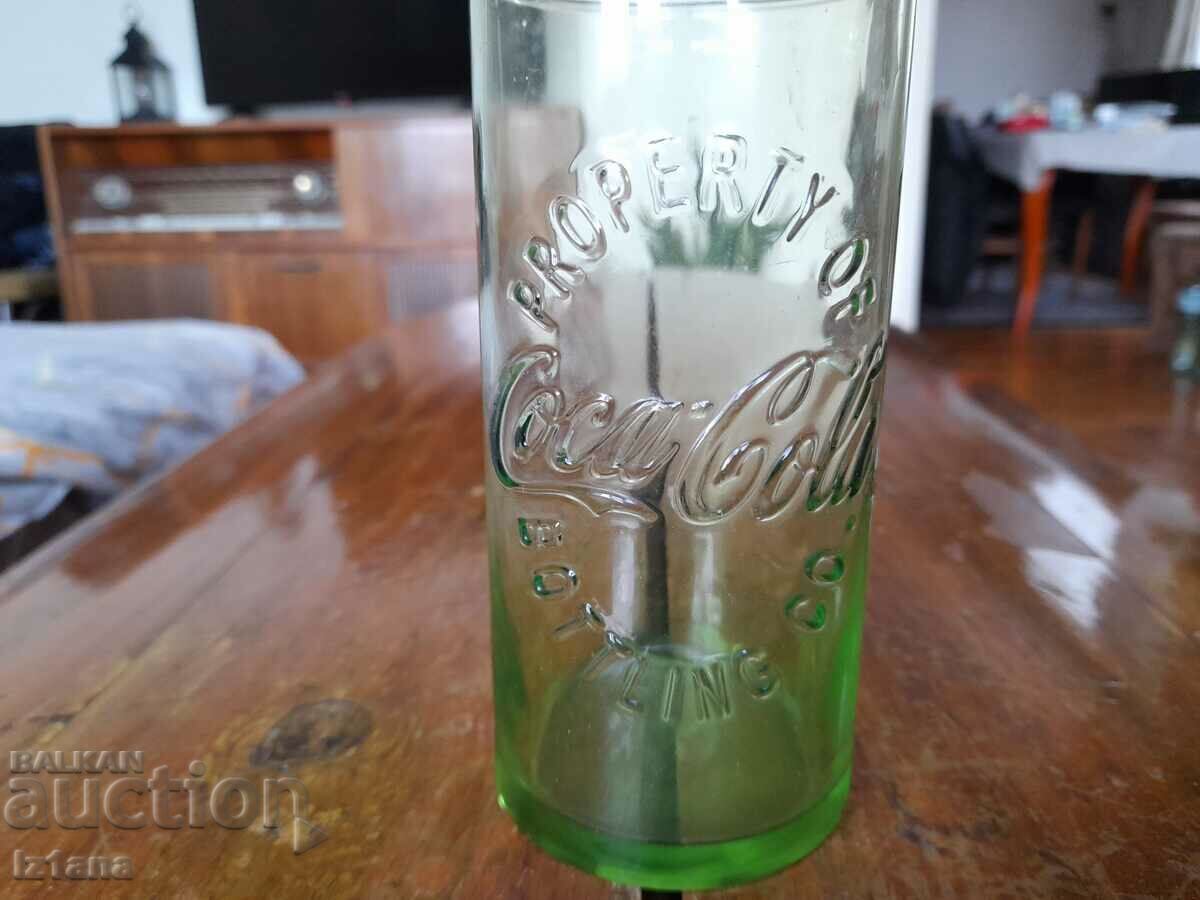 Old glass of Coca Cola, Coca Cola with price 35.00 BGN | € 17.90 Old glass of Coca Cola, Coca Cola with price 35.00 BGN | € 17.90