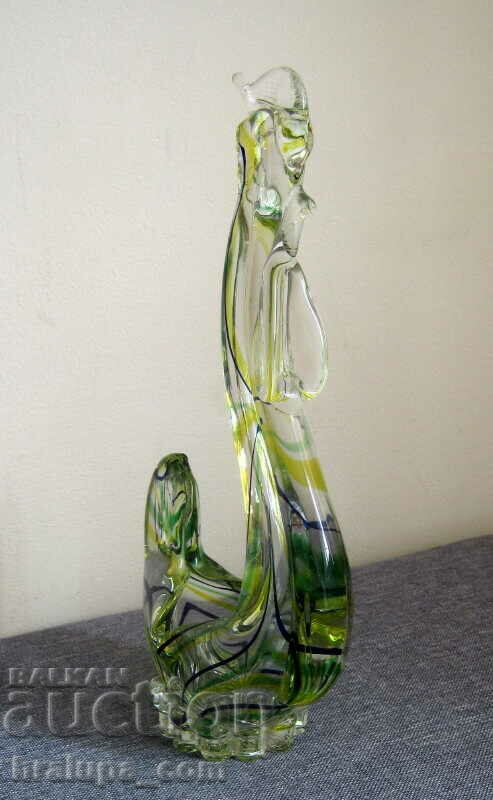 Rooster figure Murano Murano colored glass Art Deco with price 40.00 BGN | € 20.45
