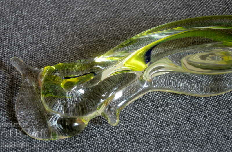 Rooster figure Murano Murano colored glass Art Deco - 5