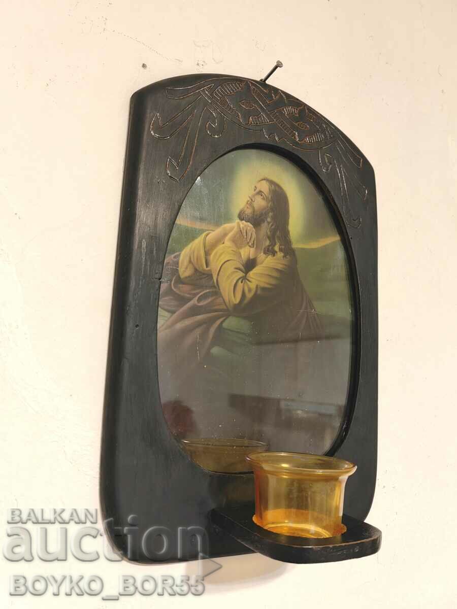 Delivery of Antique Homemade Iconostasis with Wood Carving Handmade