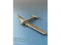 Стар метален модел на самолет макет играчка