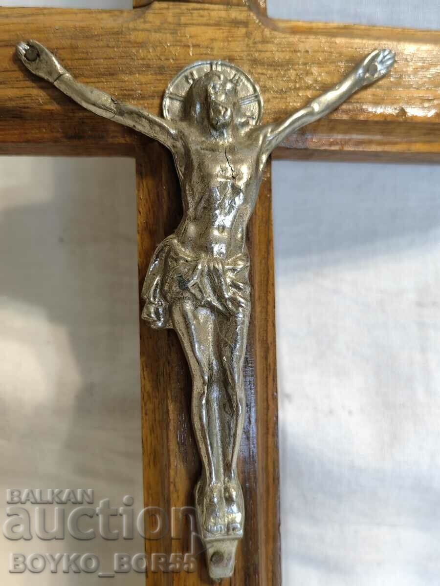 Auction Large Wall Old Orthodox Cross Crucifixion Auction Large Wall Old Orthodox Cross Crucifixion