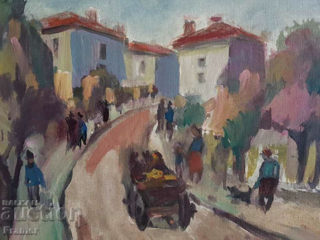 Licitație Nikola Daskalov 1941 - 2010 Pictură în ulei de primăvară Licitație Nikola Daskalov 1941 - 2010 Pictură în ulei de primăvară