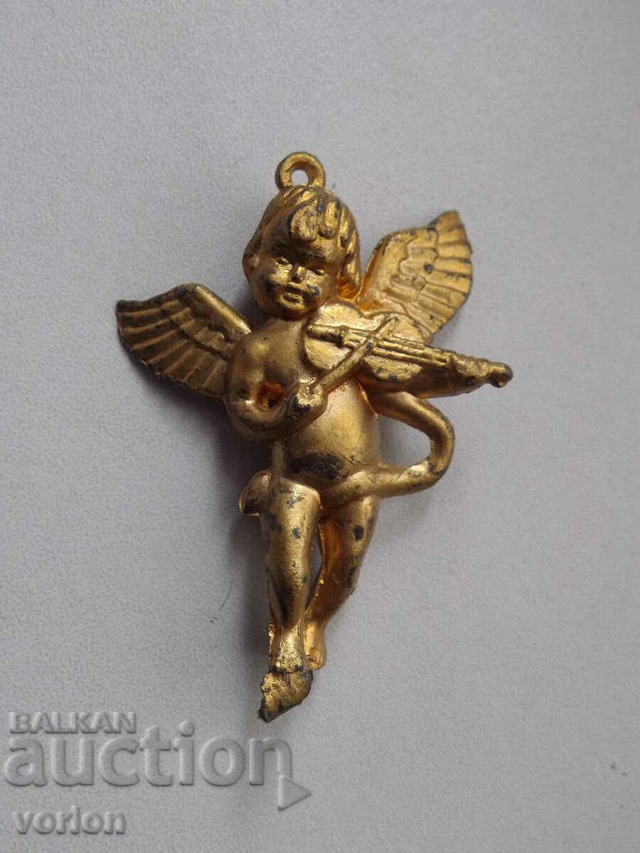 Фигура ангел с цигулка (за окачване).