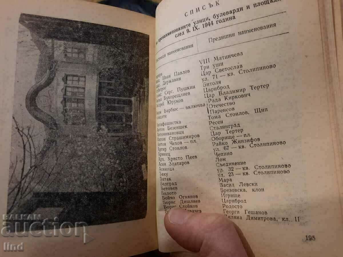 Plovdiv directory of streets, boulevards and squares with price 30.00 BGN | € 15.34 Plovdiv directory of streets, boulevards and squares with price 30.00 BGN | € 15.34