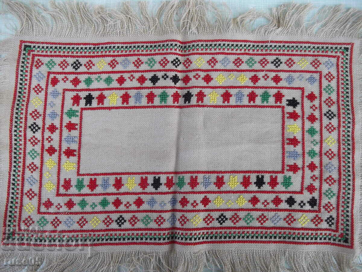 Hand embroidered check - 1 with price 15.00 BGN | € 7.67 Hand embroidered check - 1 with price 15.00 BGN | € 7.67