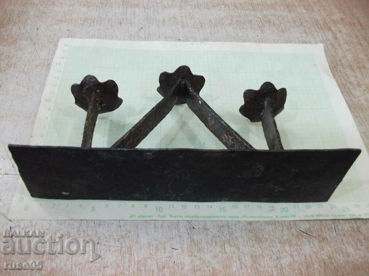 Delivery of Candlestick for three candles of wrought copper from Sotsa Delivery of Candlestick for three candles of wrought copper from Sotsa