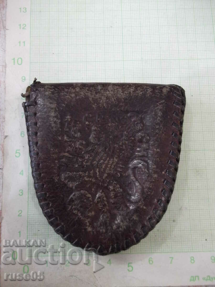 Genuine leather purse a little old from the soca