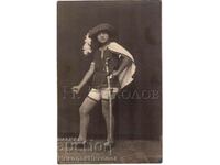 OLD PHOTO SOFIA THE ACTRESS WITH A SWORD PHOTO DATSOV G185