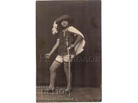 OLD PHOTO SOFIA THE ACTRESS WITH A SWORD PHOTO DATSOV G185