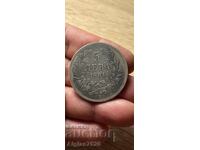 5 лв. 1894г/ сребро/- 24.77гр.Чети долу