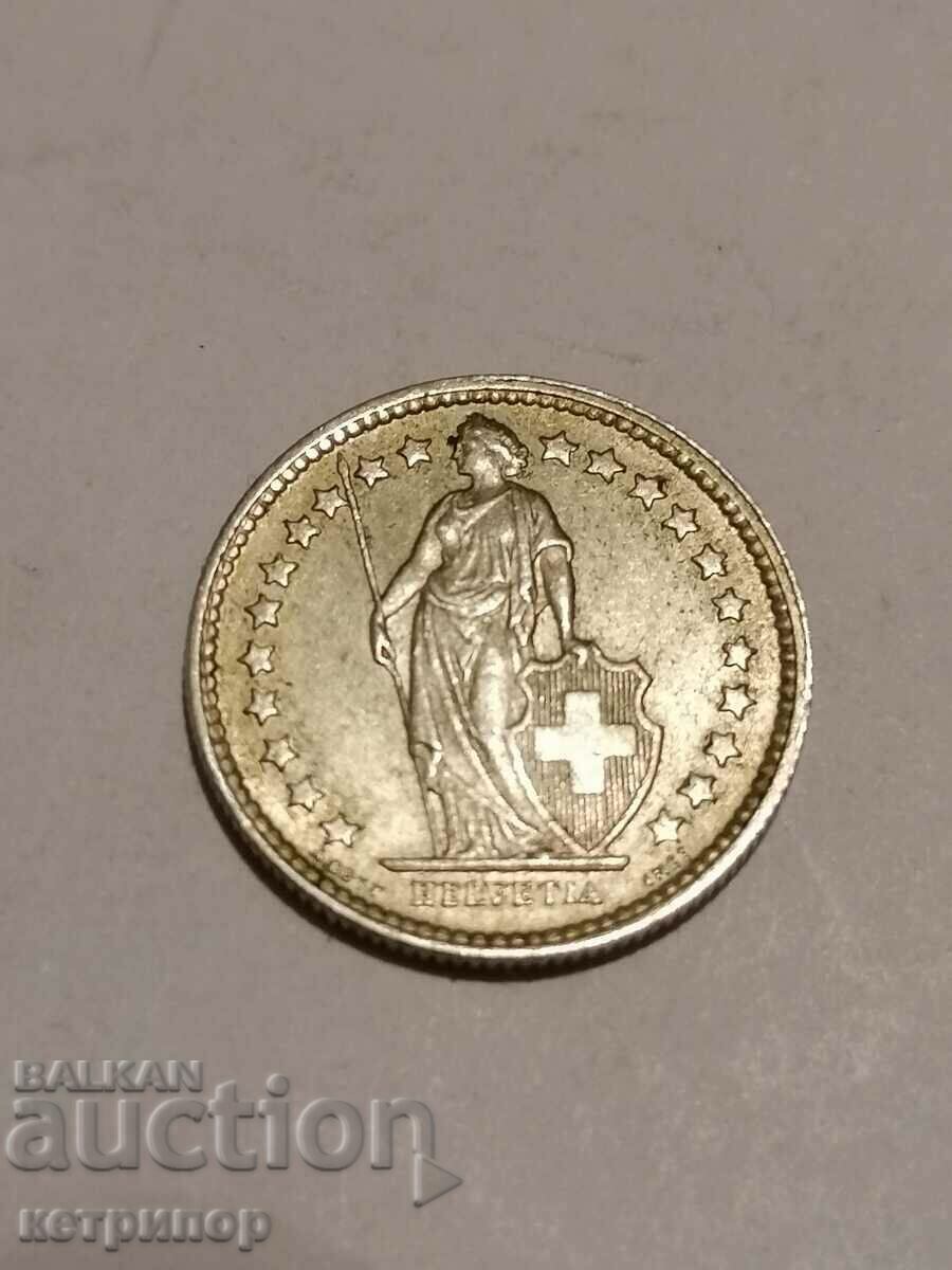 1/2 franc Switzerland 1957 silver with price 16.00 BGN | € 8.18 1/2 franc Switzerland 1957 silver with price 16.00 BGN | € 8.18