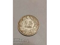 1/2 franc Switzerland 1952 silver