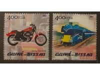 Guinea Bissau 2005 Locomotives/Motorcycles MNH