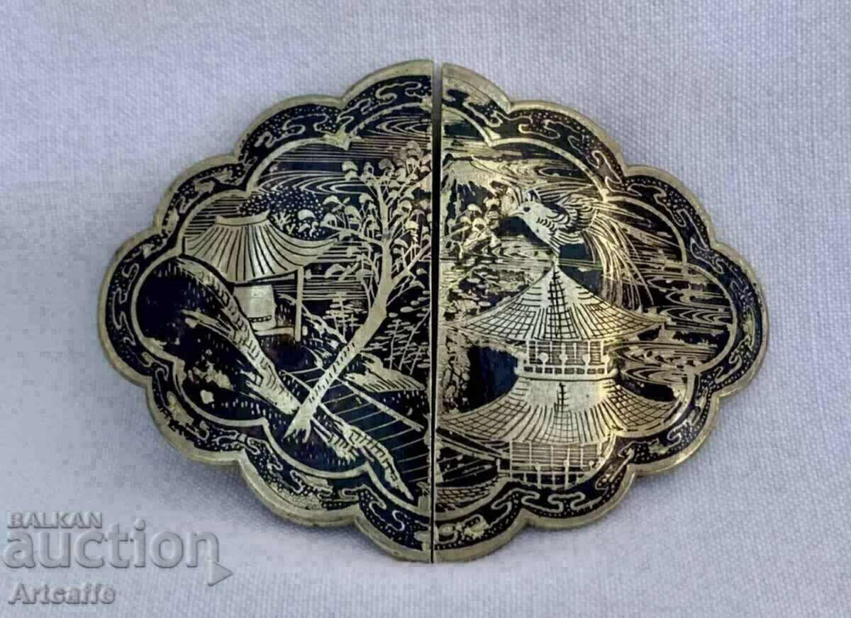 Delivery of Japanese belt buckle Delivery of Japanese belt buckle