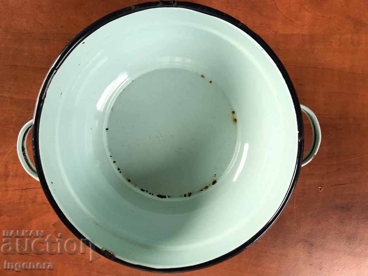 BOWL PANICA POT ENAMELED DISH 1967-SHUMEN with price 12.00 BGN | € 6.14 BOWL PANICA POT ENAMELED DISH 1967-SHUMEN with price 12.00 BGN | € 6.14