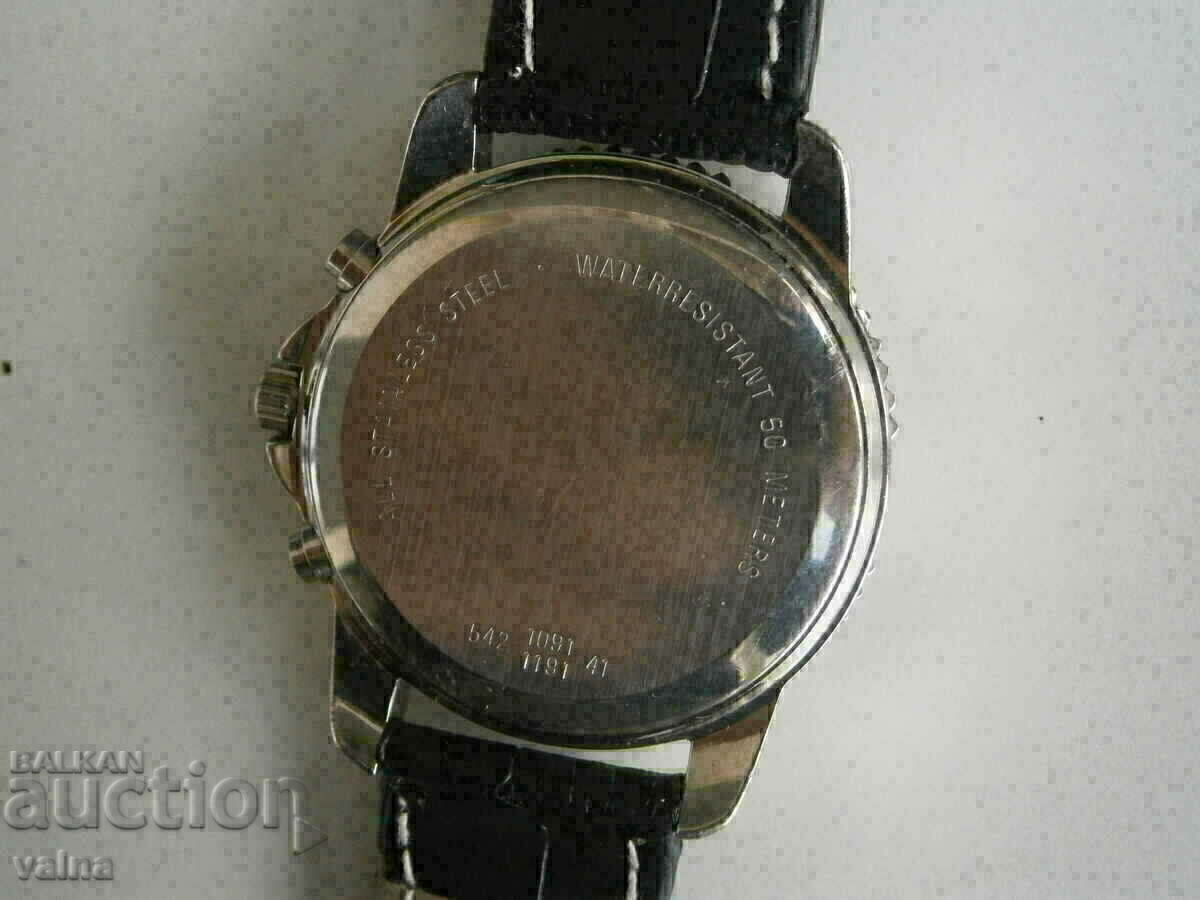 CERTINA Attack, quartz chronograph, WR 50m, All steel, Swiss - 6