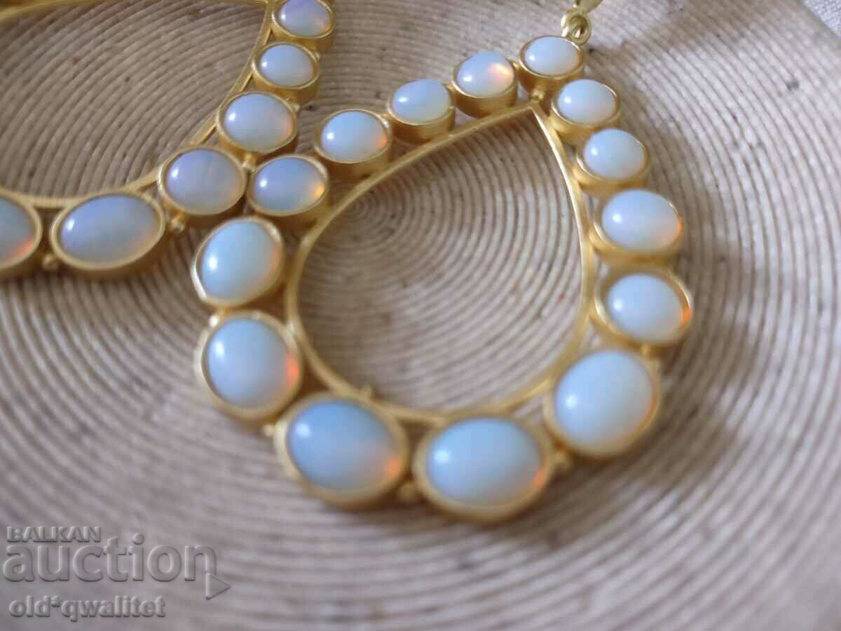 Auction  Attractive large EARRINGS, approx. 8cm/5cm