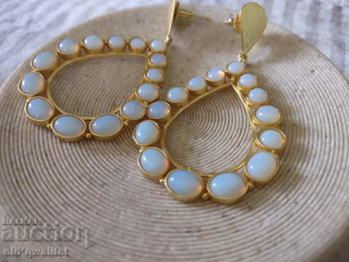 Delivery of Attractive large EARRINGS, approx. 8cm/5cm