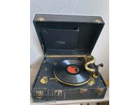 Vintage American Concert deLuxe crank record player