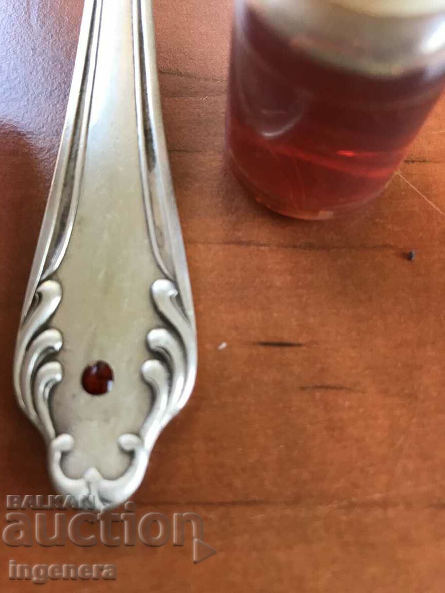 COLLECTIBLE DEEP SILVER PLATED SPOON with price 20.00 BGN | € 10.23 COLLECTIBLE DEEP SILVER PLATED SPOON with price 20.00 BGN | € 10.23