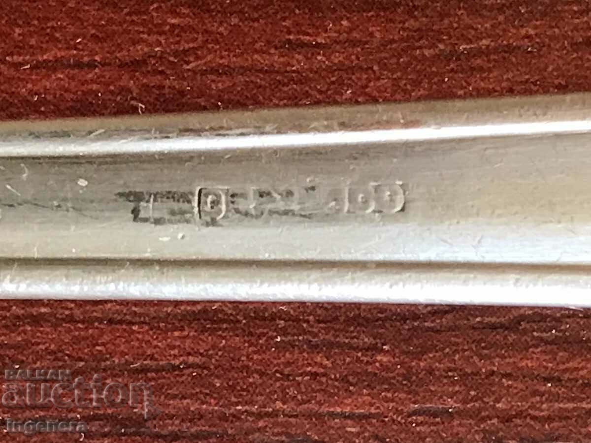 COLLECTIBLE DEEP SILVER PLATED SPOON - 5 COLLECTIBLE DEEP SILVER PLATED SPOON - 5