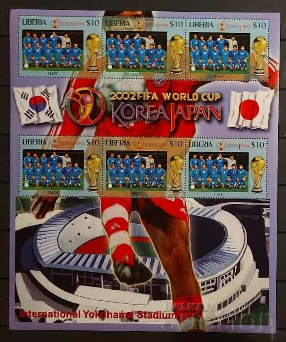 Либерия 2002 Спорт/Футбол Италия Блок MNH