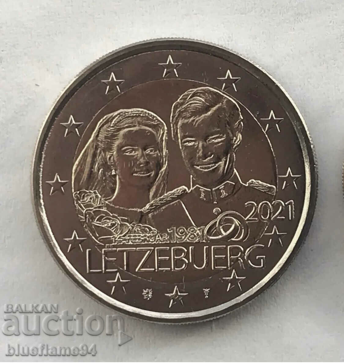 2 Евро Люксембург 2021