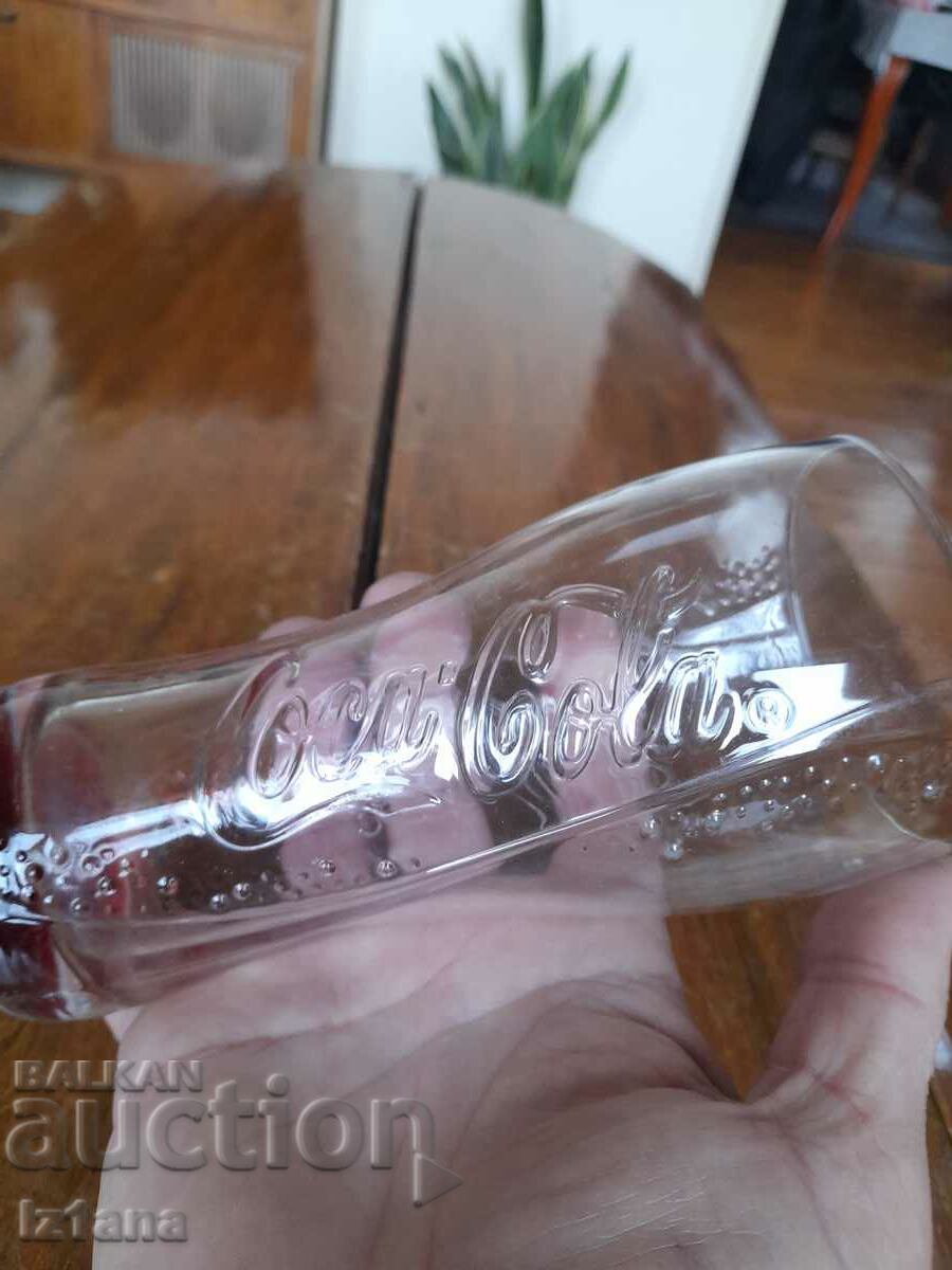 Old glass of Coca Cola, Coca Cola with price 20.00 BGN | € 10.23 Old glass of Coca Cola, Coca Cola with price 20.00 BGN | € 10.23